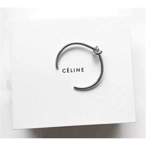 celine silver knot bracelet|second hand celine bracelets.